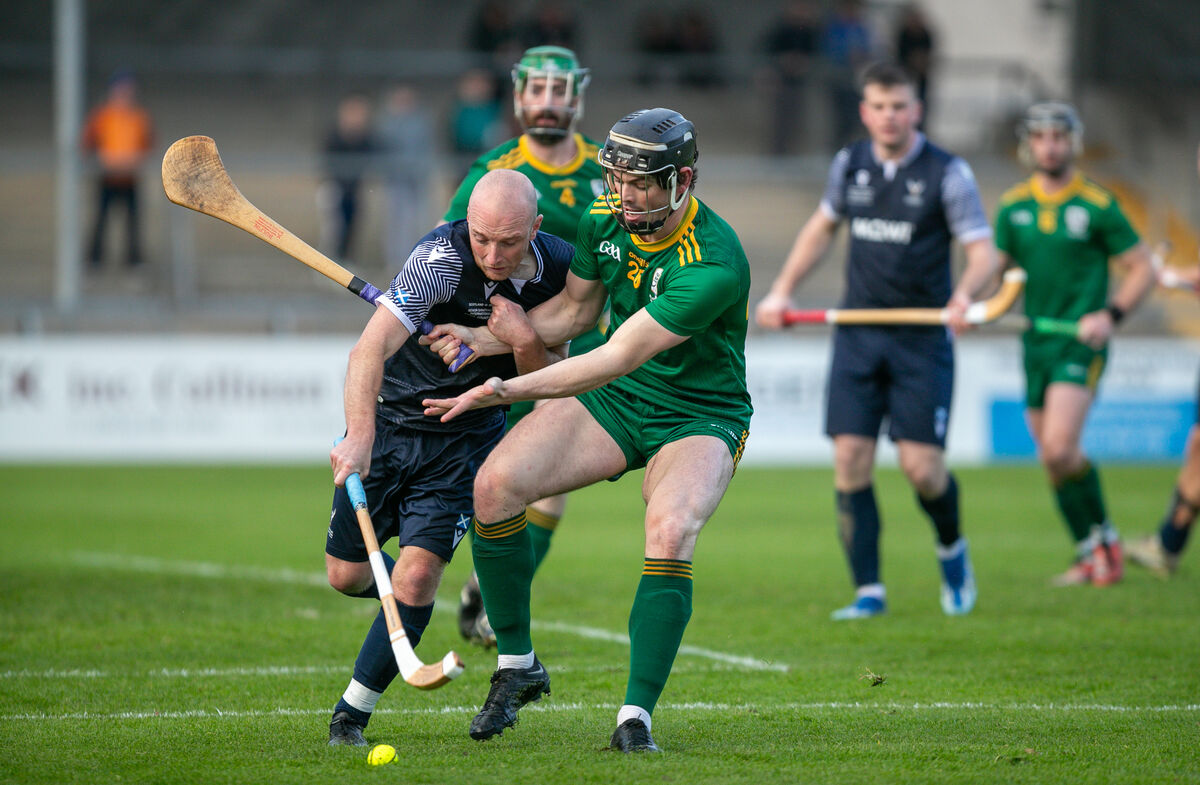 Kevin Bartlett of Scotland in action against Gerard Walsh of Ireland. Pic: ©INPHO/Natasha Barton