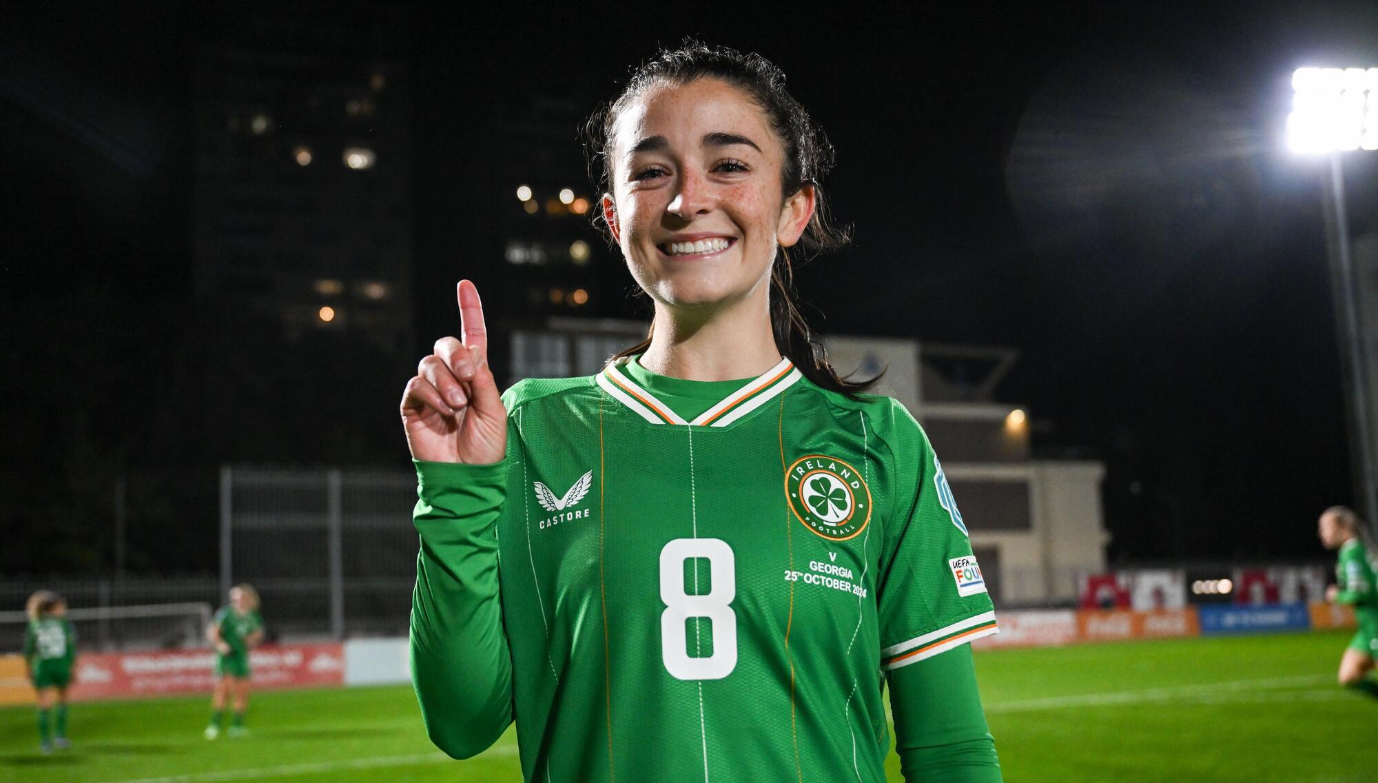 Sheva proud to resurrect her Ireland career with a first goal in green
