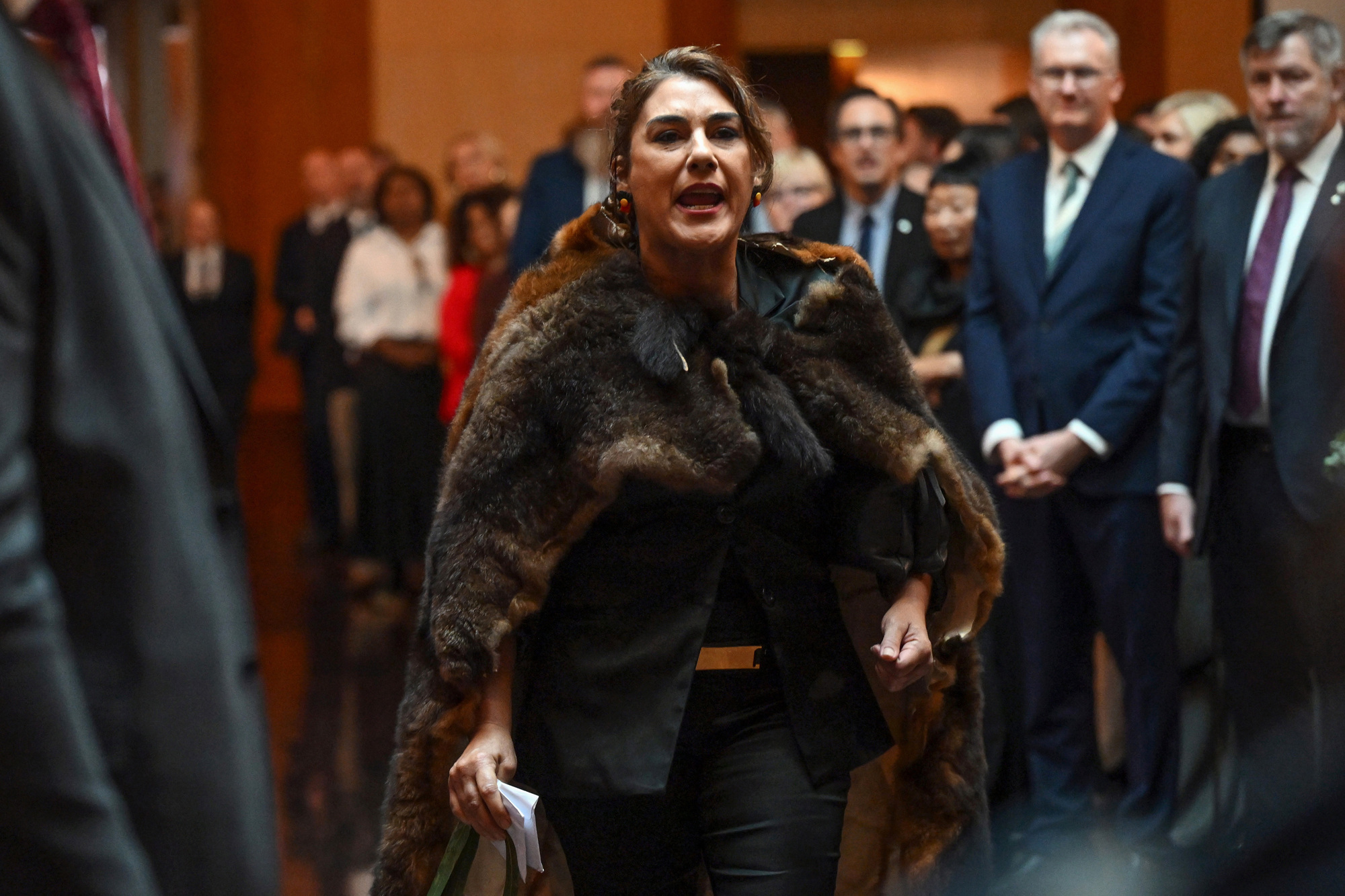 Woman charged with assaulting Australian senator who shouted at Britain's King Charles