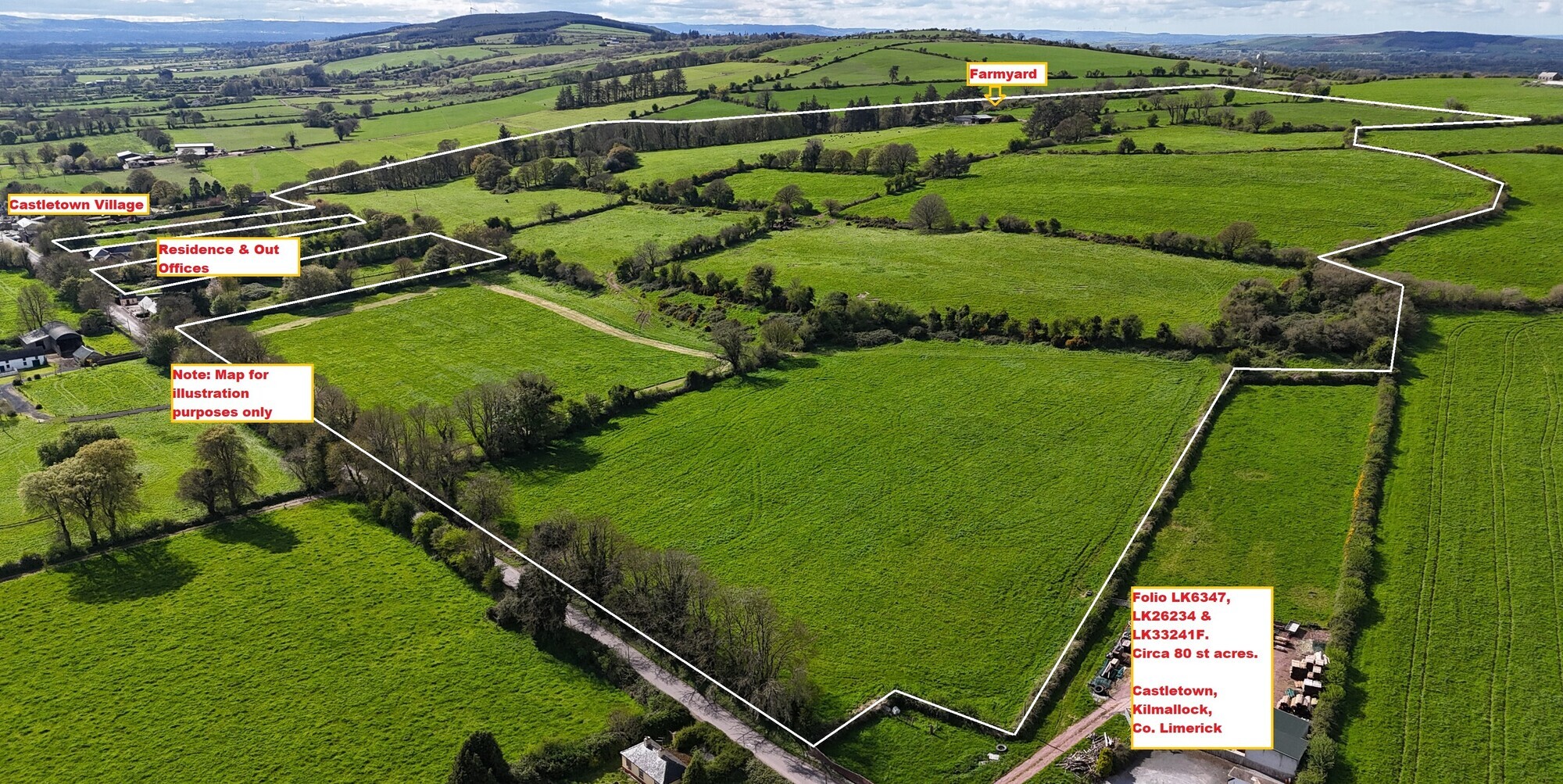 80-acre Limerick farm guiding €12k an acre at auction