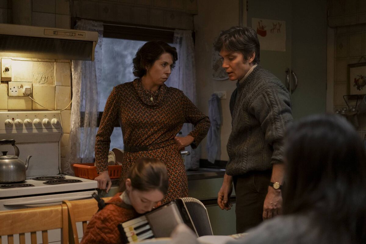 Eileen Walsh and Cillian Murphy in Small Things Like These. Eileen Walsh and Cillian Murphy in Small Things Like These.