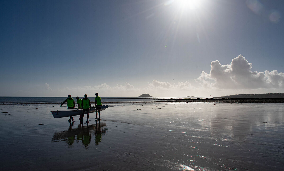 The club runs indoor training sessions in Cloyne every Monday, Wednesday and Thursday evening during the winter, focused on fitness, before water-based training resumes in January and February. Picture: Howard Crowdy