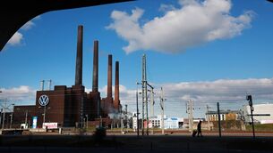<p>The Volkswagen AG (VW) headquarters and auto plant complex next to the train station in Wolfsburg, Germany, on Tuesday, Feb. 28, 2023.</p>