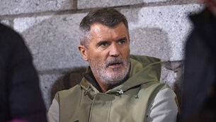 <p>REACTION: Roy Keane reacts to Erik ten Hag's sacking by Manchester United. Picture: ©INPHO/Tom Maher</p>