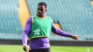 <p>MONEY WORRIES: England's Maro Itoje during a training session at the Allianz Stadium in Twickenham, London. Pic: PA Wire</p>