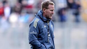 <p>NEXT IN LINE? Munster attack coach Mike Prendergast. Pic: Dan Sheridan/Inpho</p>