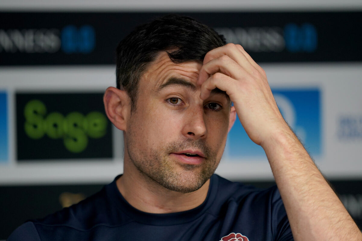 POPULAR CHOICE: Felix Jones during a press conference at Twickenham Stadium.
