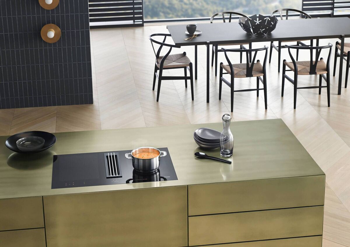 Induction cooking offers the ultimate in sleek, efficient, touch-control; Miele KMDA range from €2,999.
