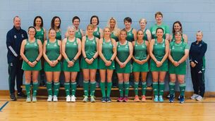 <p>The Irish Over 50s team, captained by Cork Wanderers Blaithin Keating who will be taking part in the Masters Hockey World Cup in New Zealand.</p>