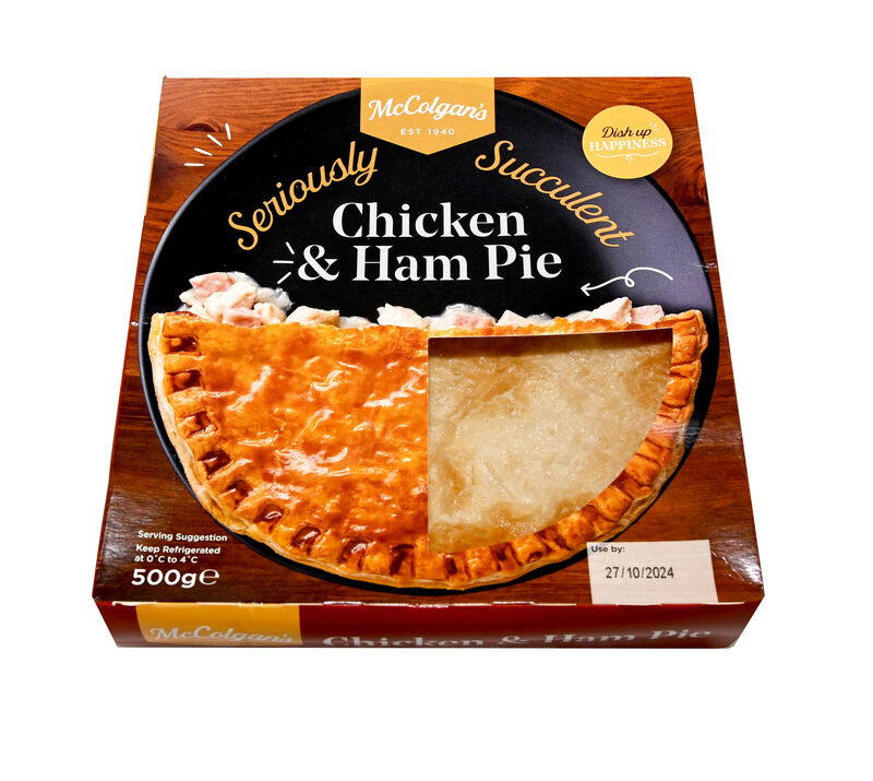 McColgan’s Chicken &amp; Ham pie 500g €4.40 