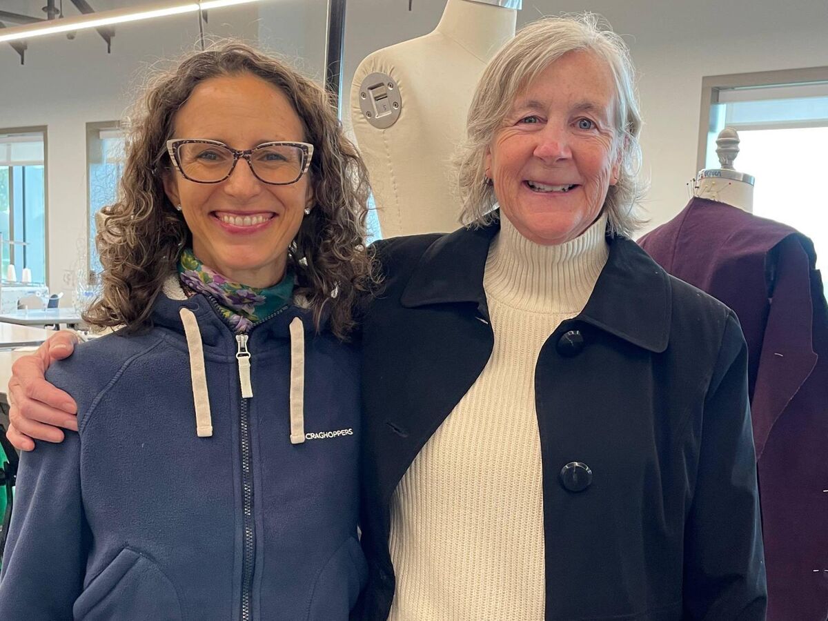 UCC's Jools Gilson with Beth Shorrock of West Virginia University. UCC's Jools Gilson with Beth Shorrock of West Virginia University.