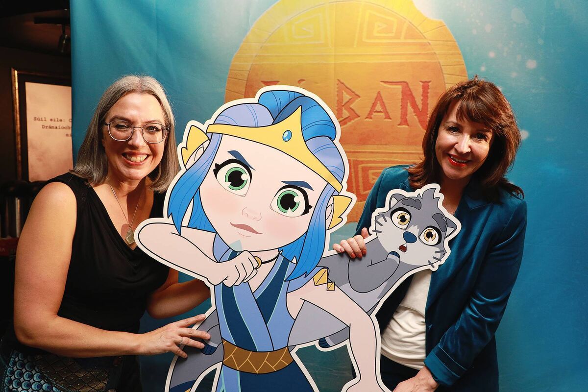 Máire Zept and Gráinne McGuinness of Lí Ban