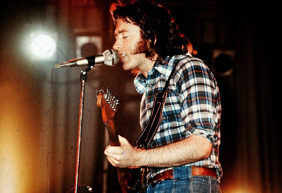 Rory Gallagher on stage in Dublin in the 1970s. Picture: Eric Luke