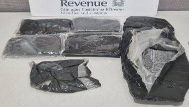 Revenue seizes €210,000 worth of cocaine at Dublin Airport