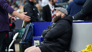 <p>JOE 95: Joe Marler is retiring from international rugby. Pic: PA</p>