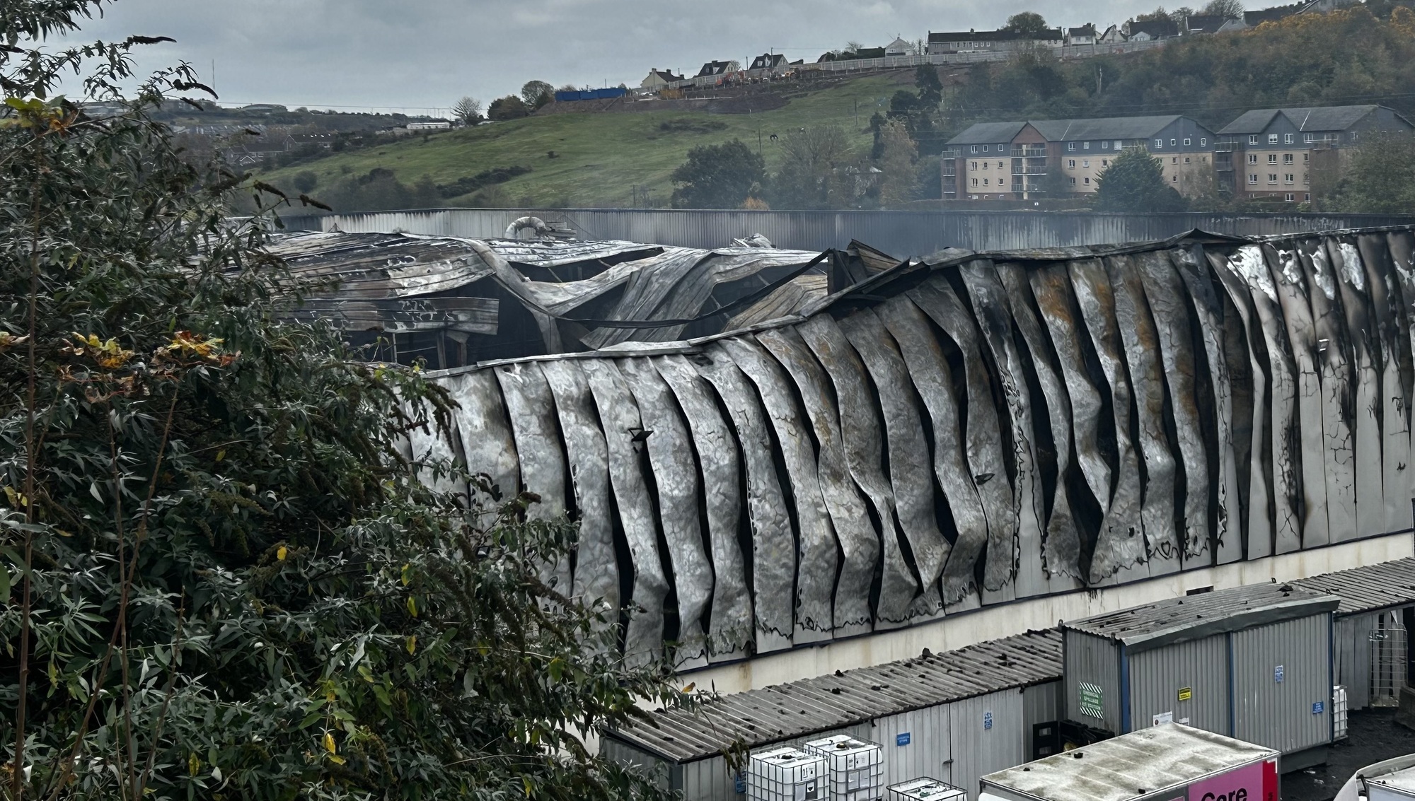 Blaze under control after crews battle major fire at commercial unit in Cork