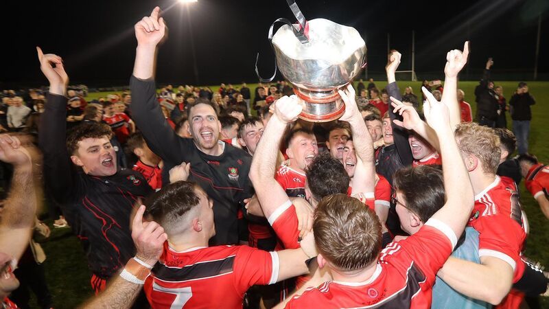 Adare captain Eoghan Costelloe: 'After three long years, the Cup is finally home' Adare captain Eoghan Costelloe: 'After three long years, the Cup is finally home'