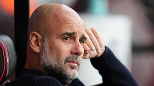 <p>RACE IS ON: Manchester City manager Pep Guardiola thinks it will take fewer points to win the title this year compared to recent seasons.</p>