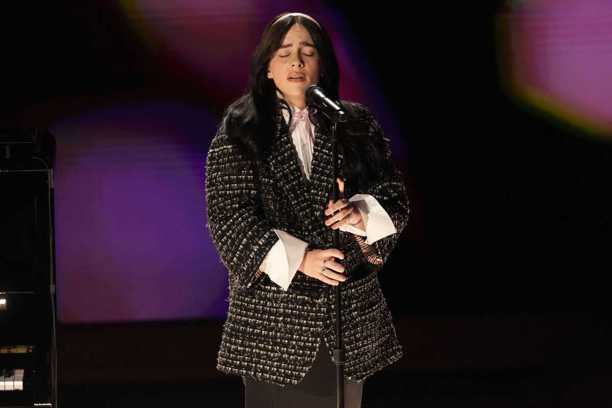 In October, Billie Eilish took a tumble down some stairs while onstage at New York’s Madison Square Garden. File photo: AP/Chris Pizzello