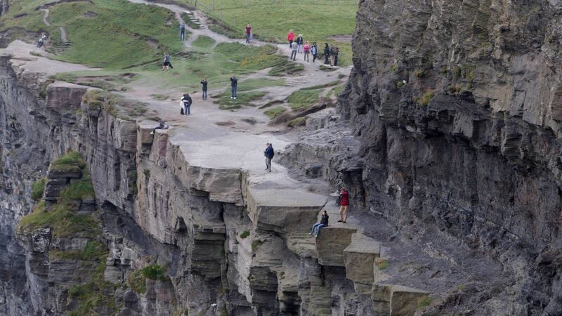 Inspection warns Cliffs of Moher trail ill-equipped for number of visitors, should be 'closed immediately' Inspection warns Cliffs of Moher trail ill-equipped for number of visitors, should be 'closed immediately'