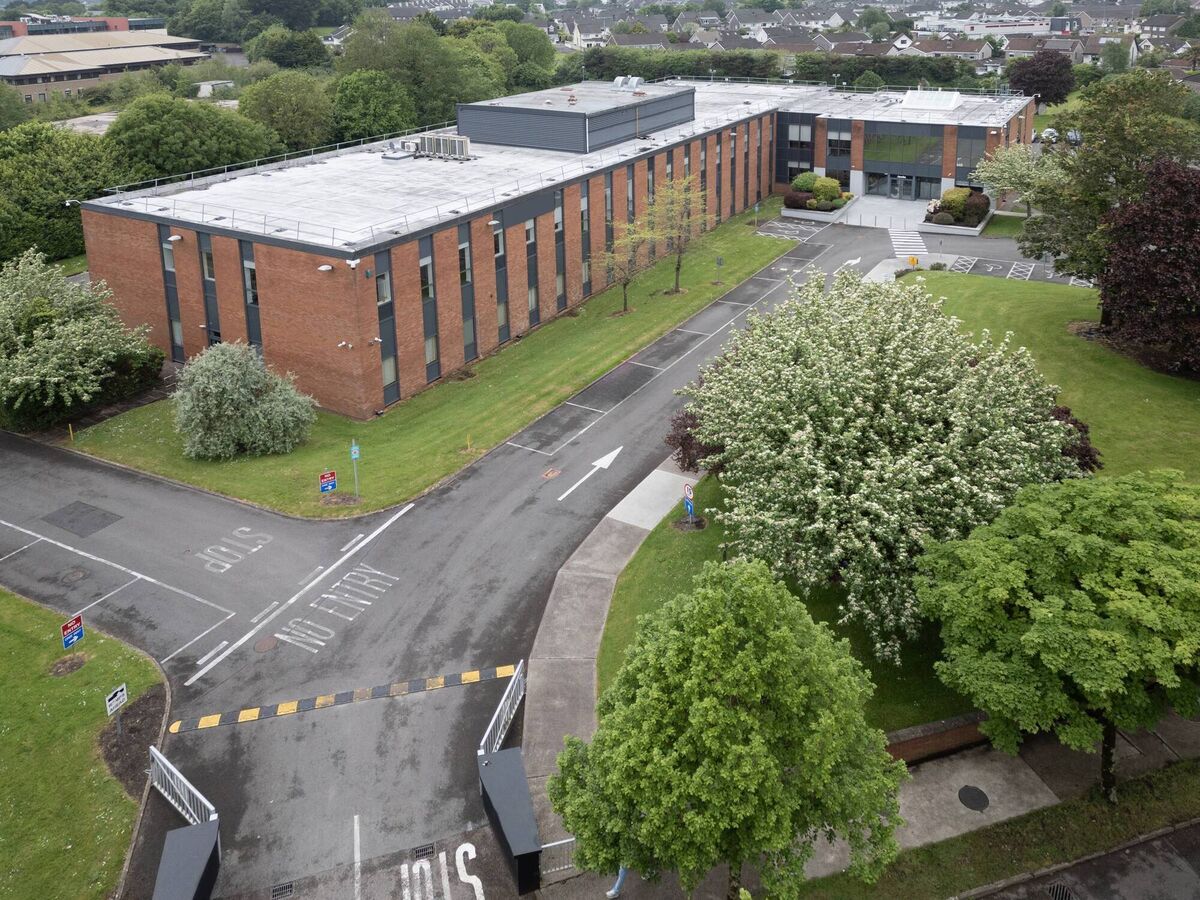 The site is strategically positioned at the entrance to the Mahon Industrial Estate.