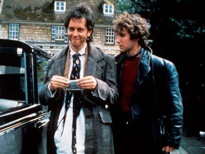 Richard E Grant and Paul McGann in a scene from Withnail And I. Richard E Grant and Paul McGann in a scene from Withnail And I.