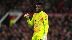 <p>Manchester United goalkeeper Andre Onana says the players will adapt to Ruben Amorim’s approach (Martin Rickett/PA).</p>