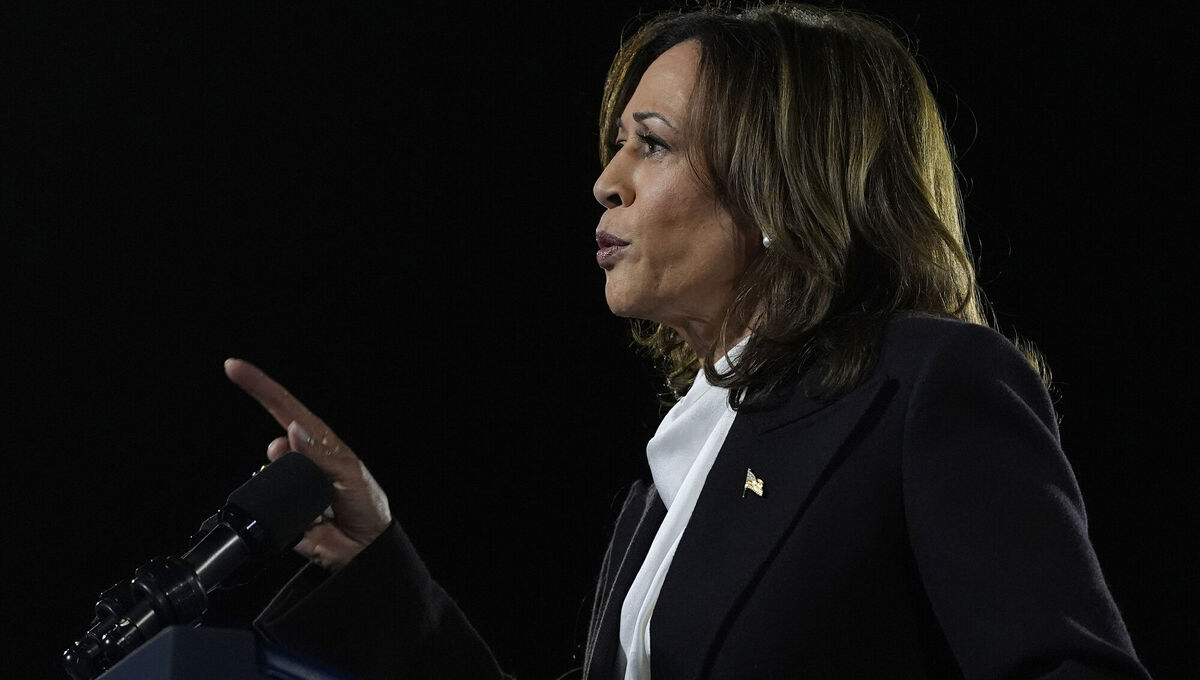 Kamala Harris said she had spoken to president-elect Donald Trump, and would work with him to peacefully transfer power. Picture: AP Photo/Jacquelyn Martin