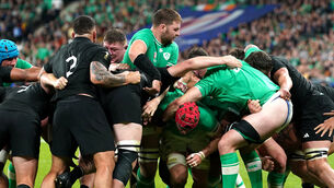<p>New Zealand defeated Ireland in the quarter-finals of the 2023 Rugby World Cup (Gareth Fuller/PA)</p>