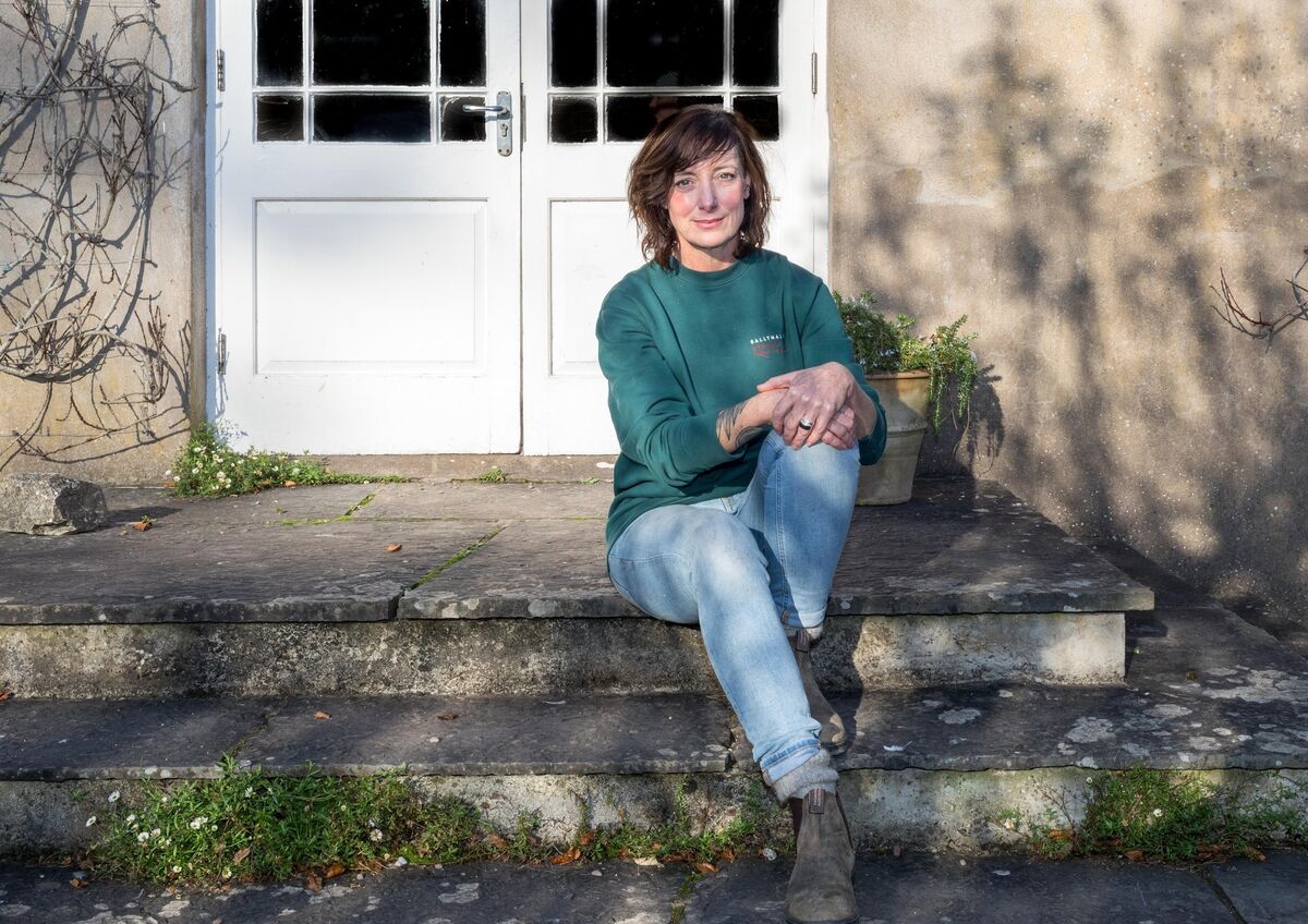 Karen O'Donohoe at Ballymaloe Organic Farm School, in Shanagarry, Co. Cork. Picture: David Creedon