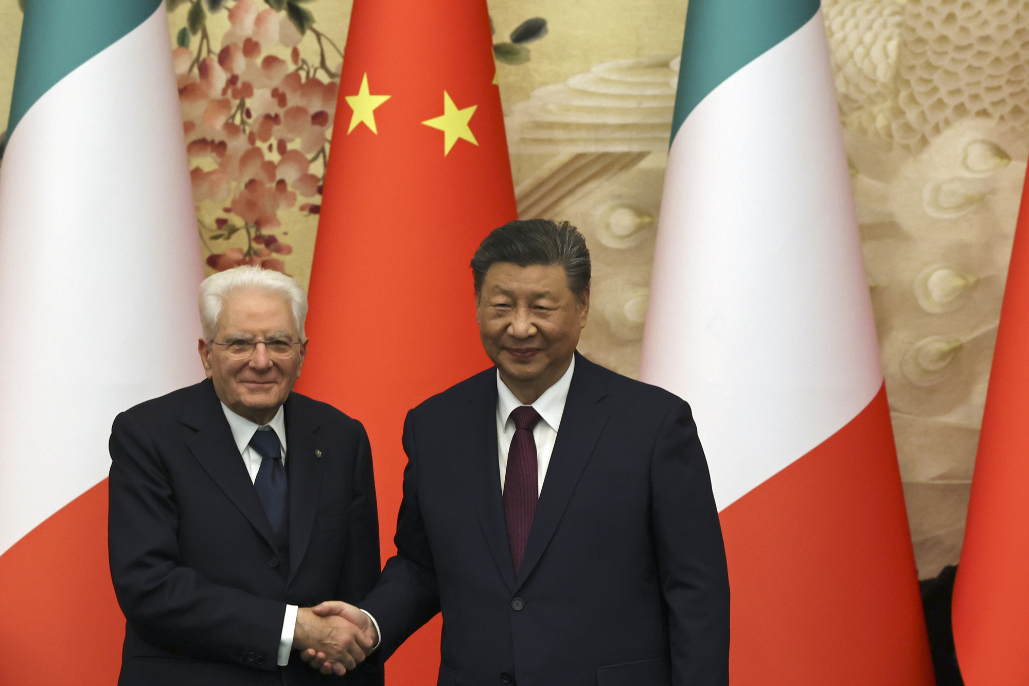 Italian president and Chinese leader sign culture and trade deals