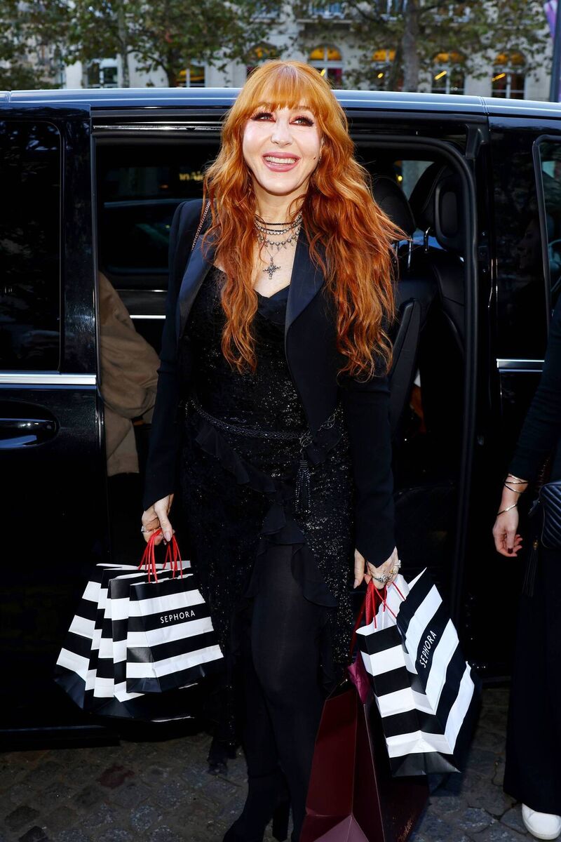 Charlotte Tilbury visits Sephora Champs Elysees on October 08, 2024 in Paris, France. (Photo by Marc Piasecki/Getty Images for Charlotte Tilbury)