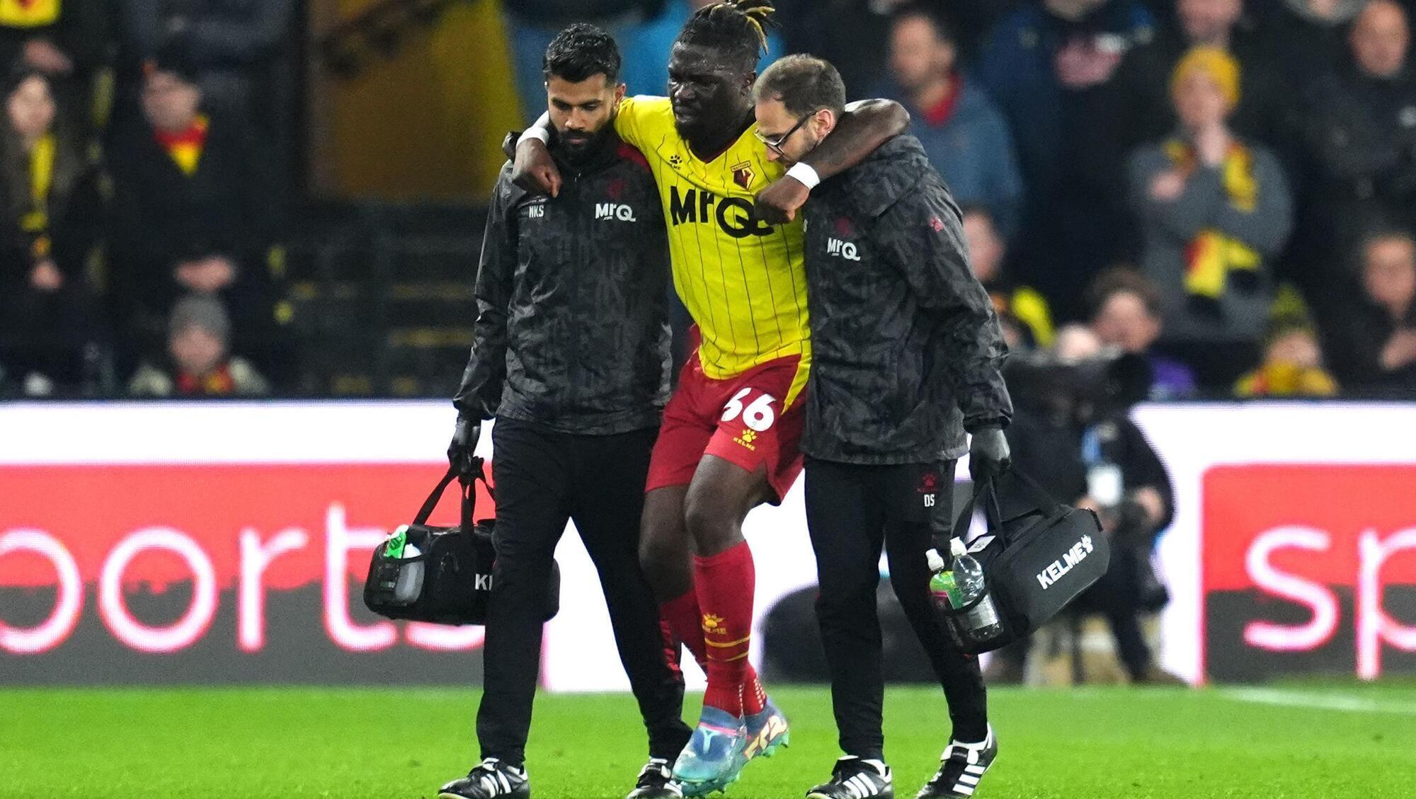 Festy Ebosele suffers injury scare in Watford's narrow win over Oxford