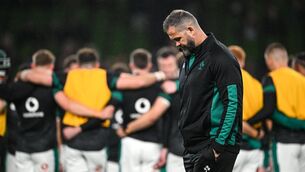 <p>GUTTED: Everyone was gutted following the loss to New Zealand says Ireland head coach Andy Farrell. Pic: Seb Daly/Sportsfile</p>