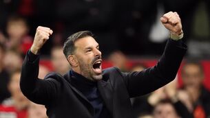 <p>Manchester United interim manager Ruud van Nistelrooy will take charge of his final match on Sunday (Nick Potts/PA)</p>
