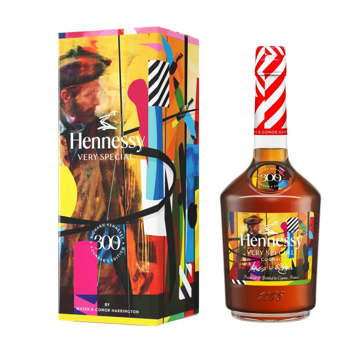 The Hennessy Founder’s Edition bottle.