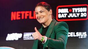 <p>GREEN GIANT: Katie Taylor</p>