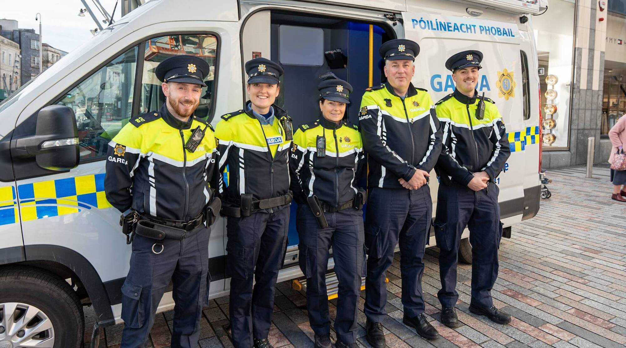 Gardaí at Cork City's newly-deployed community policing van catch prolific shoplifter