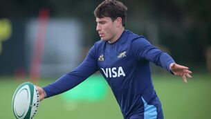<p>TOUGH CHALLENGE: Gonzalo Bertranou during training with Argentina. Pic: Credit ©INPHO/Tom Maher</p>