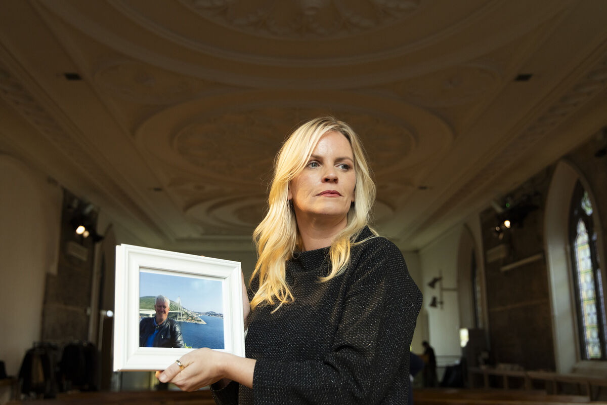 Laura Rice told the gathering that the knock on the door to inform her and her family of her father's passing was something that 'haunts me'. Picture: Keith Arkins Media
Laura Rice told the gathering that the knock on the door to inform her and her family of her father's passing was something that 'haunts me'. Picture: Keith Arkins Media
