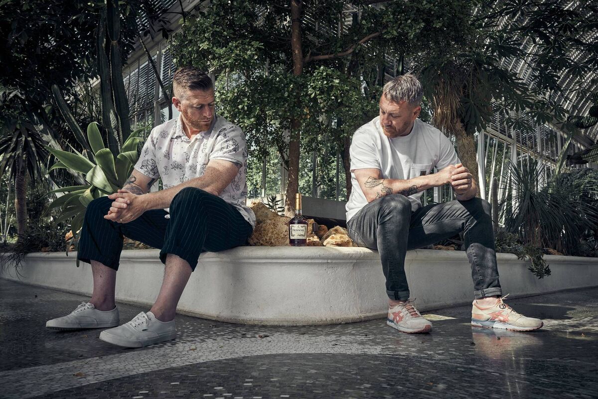 Artists Conor Harrington and Maser, whose appreciation for the Hennessy brand saw them journey to Cognac, France, as well as visiting the historic homeplace in Killavullen, Co Cork, of founder Richard Hennessy. 