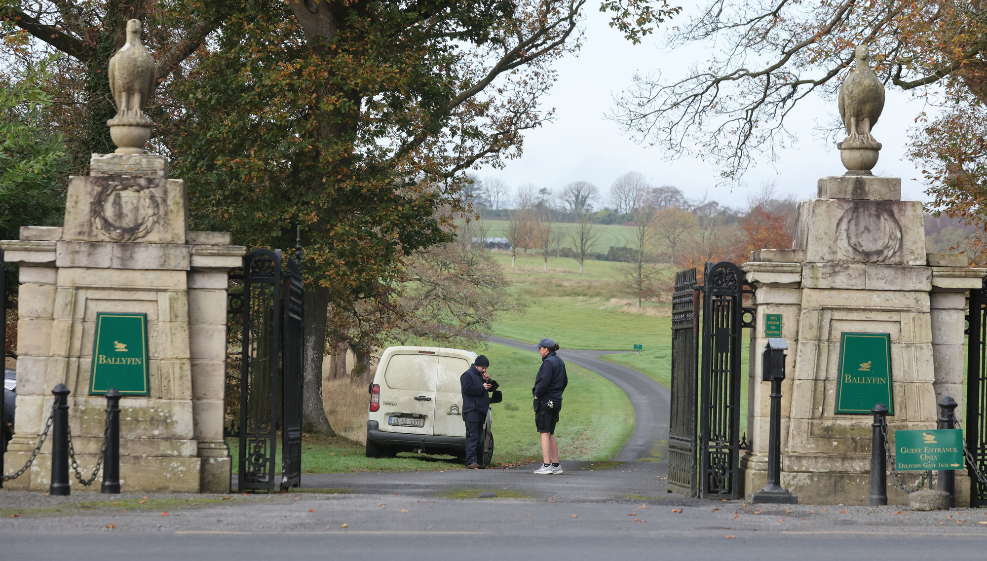 American man arrived at Ballyfin Demesne hotel just hours before death