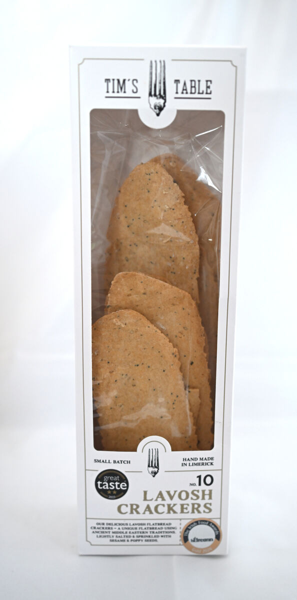 Tim’s Table Lavosh crackers 150g €5. Food pics: Dan Linehan
