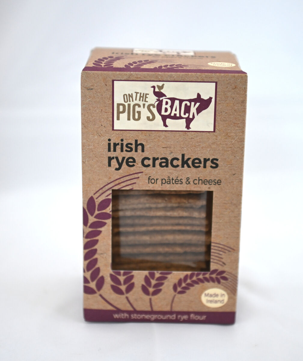 On the Pig’s Back Irish rye crackers 140g €3.50