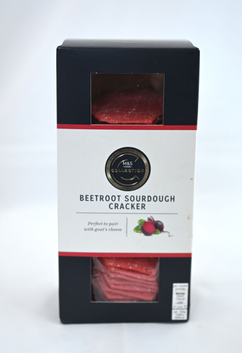 M&amp;S Collection Beetroot sourdough cracker 130g €4