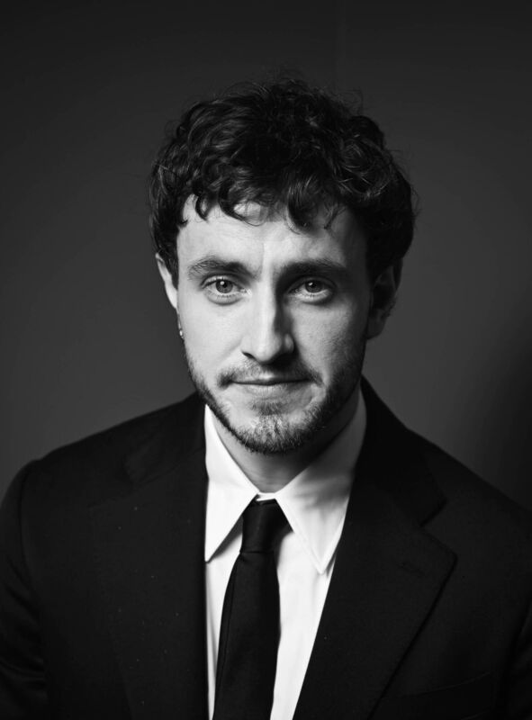 Paul Mescal attends the Nominees' Party for the EE BAFTA Film Awards 2024, supported by Bulgari, at The National Gallery on February 17, 2024 in London, England.