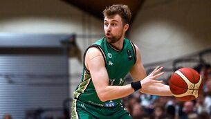 <p>NEW ROLE: Ireland's Seán Flood during the FIBA World Cup 2027 European pre-qualifier against Switzerland. Photo by David Fitzgerald/Sportsfile</p>