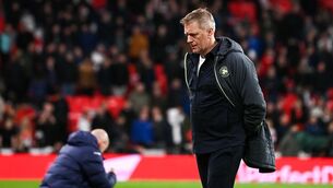 <p>STARING INTO ABYSS: Republic of Ireland head coach Heimir Hallgrimsson during the UEFA Nations League B Group 2 match between England and Republic of Ireland at Wembley Stadium in London, England. Photo by Stephen McCarthy/Sportsfile</p>