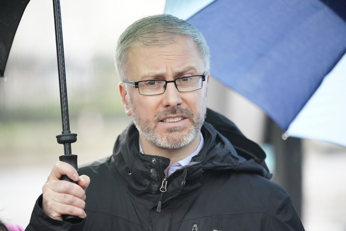 Green Party leader Roderic O'Gorman in Dublin Green Party leader Roderic O'Gorman in Dublin