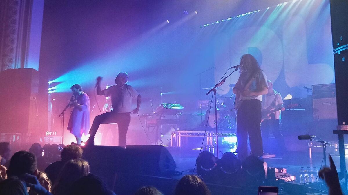 Idles at the Olympia in Dublin. Idles at the Olympia in Dublin.